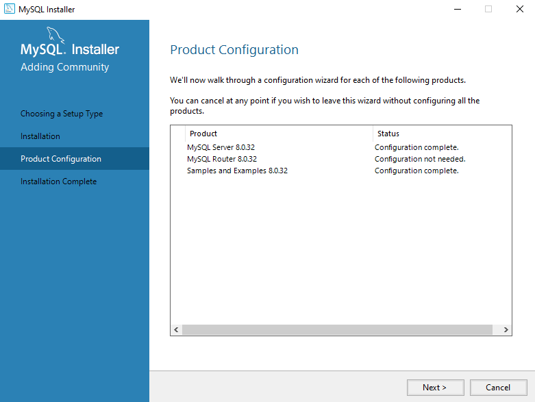 Как создать базу данных в Windows