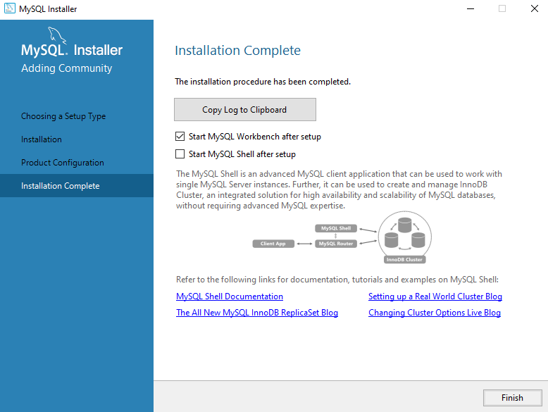 Как создать базу данных в Windows
