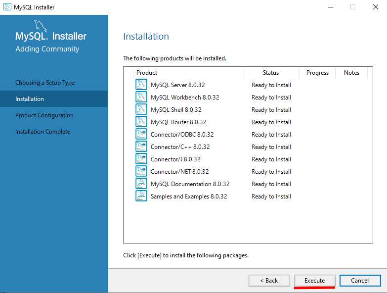 Как создать базу данных в Windows