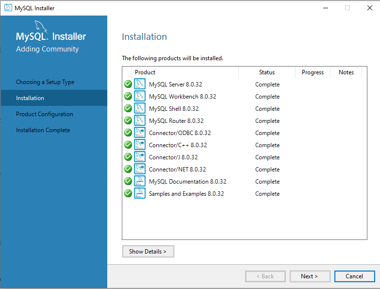 Как создать базу данных в Windows