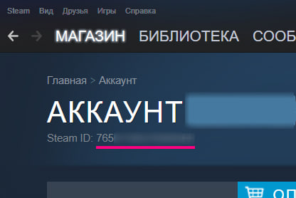 Как узнать свой Steam ID?