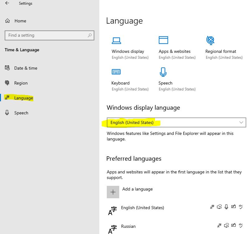Как русифицировать Windows Server